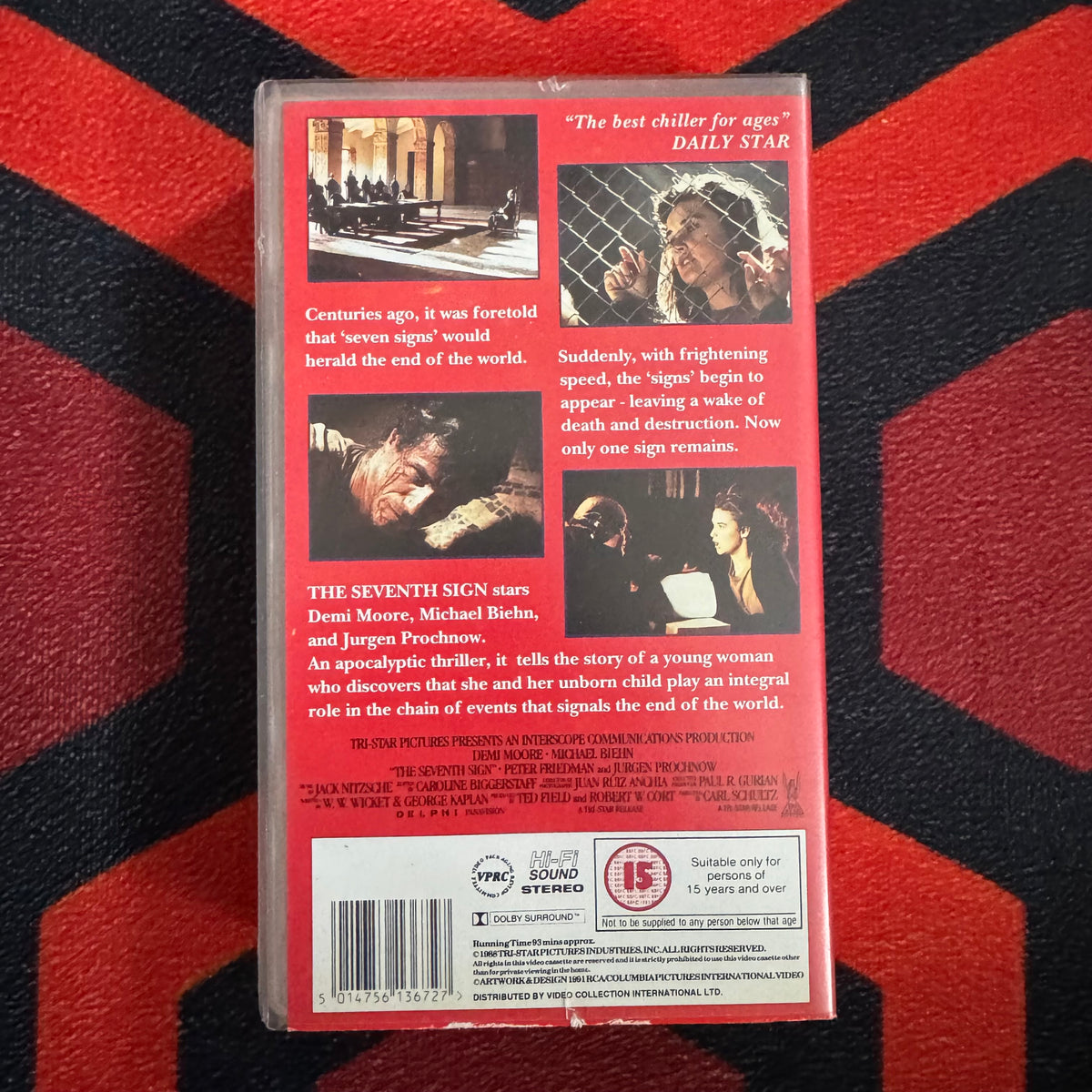 The Seventh Sign VHS Video (1988) CVR21367