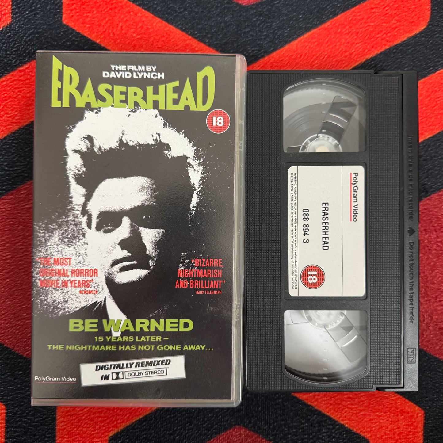 Eraserhead VHS Video (1977) 0888943