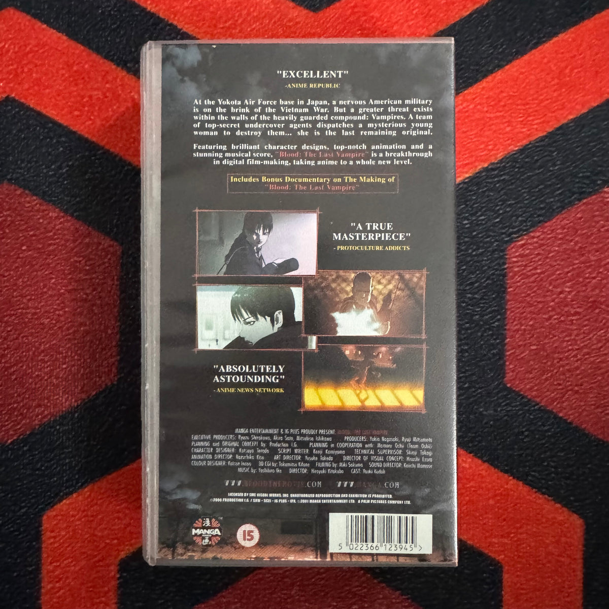Blood The Last Vampire VHS Video (2000) MANV1239