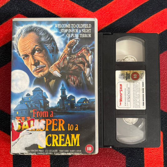From a Whisper to a Scream Ex Rental VHS Video (1987) M0112