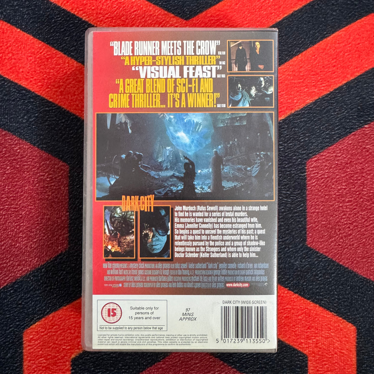 Dark City VHS Video (1998) EVS1355
