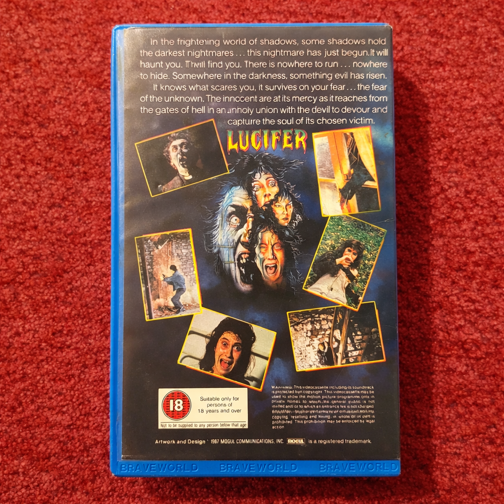 Lucifer (1987) Big Box VHS Ex Rental MOGUL