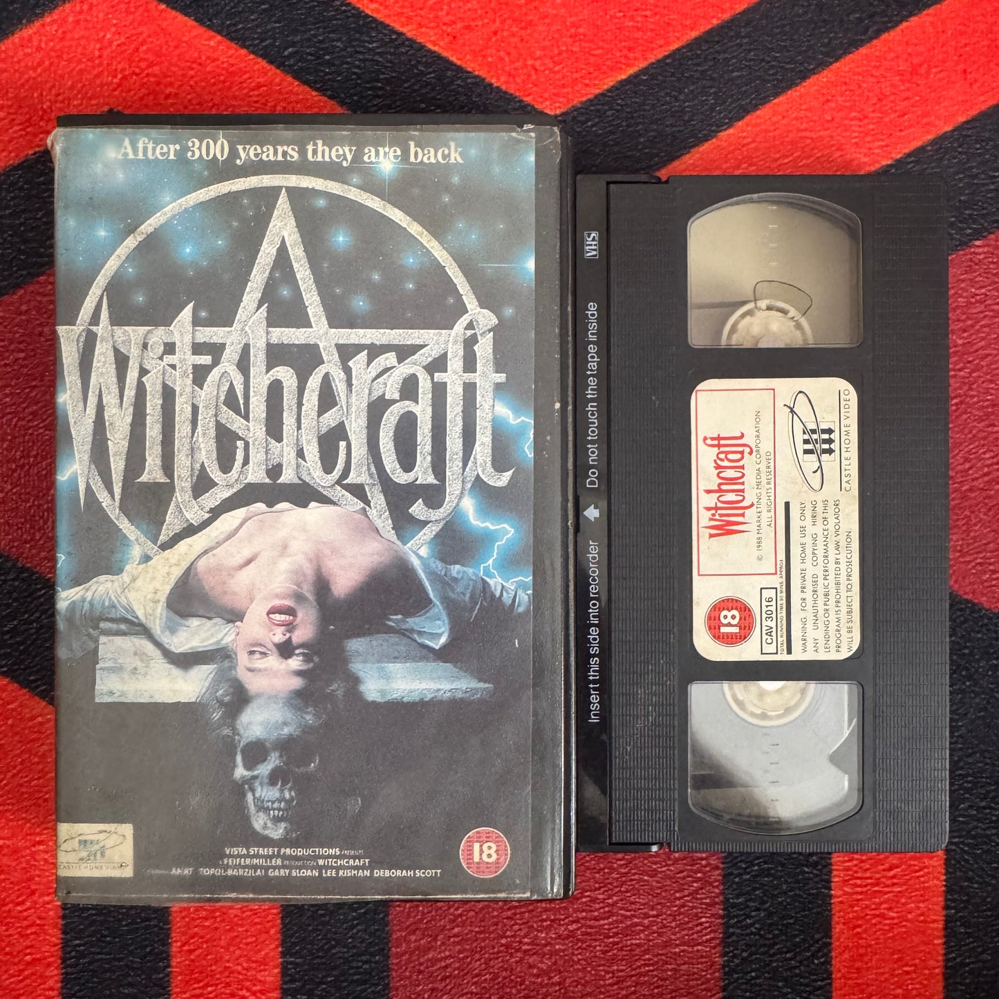 Witchcraft Ex Rental VHS Video (1988) CAV3016