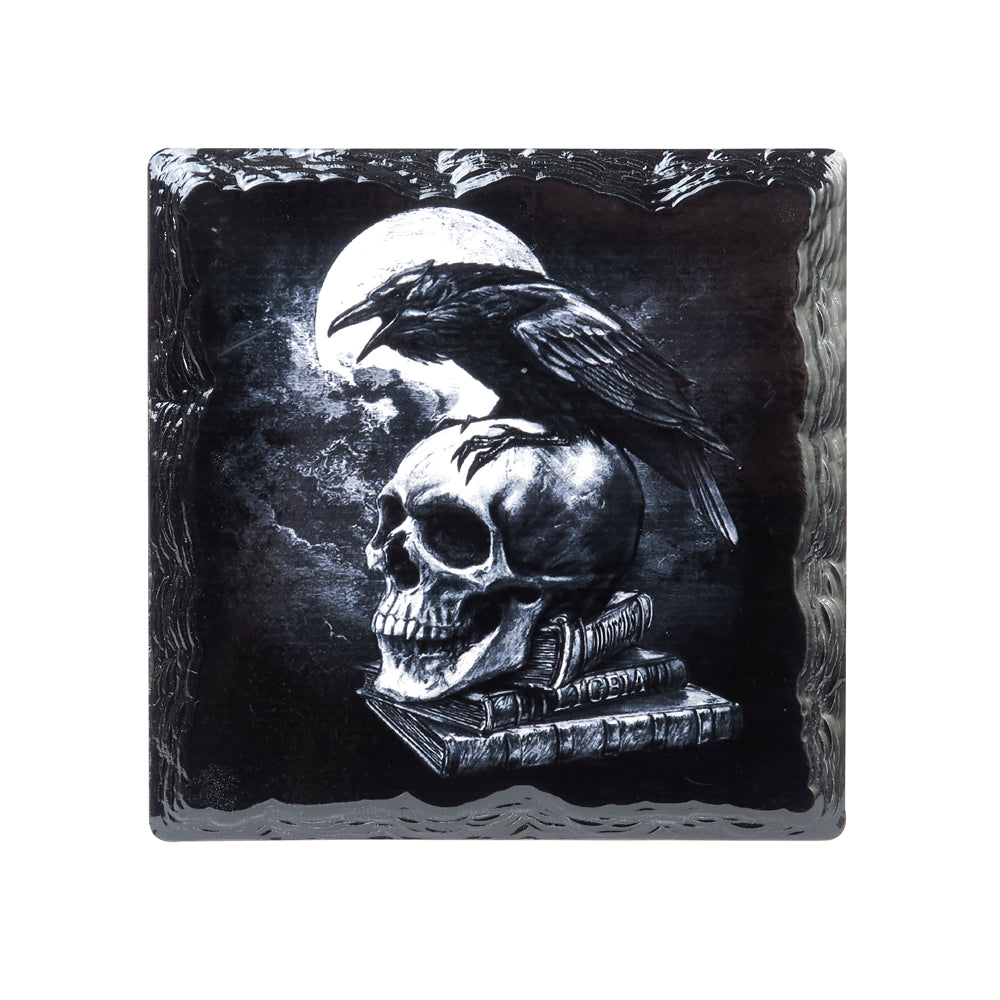 Alchemy Gothic Poe's Raven Individual Coaster (CC12)