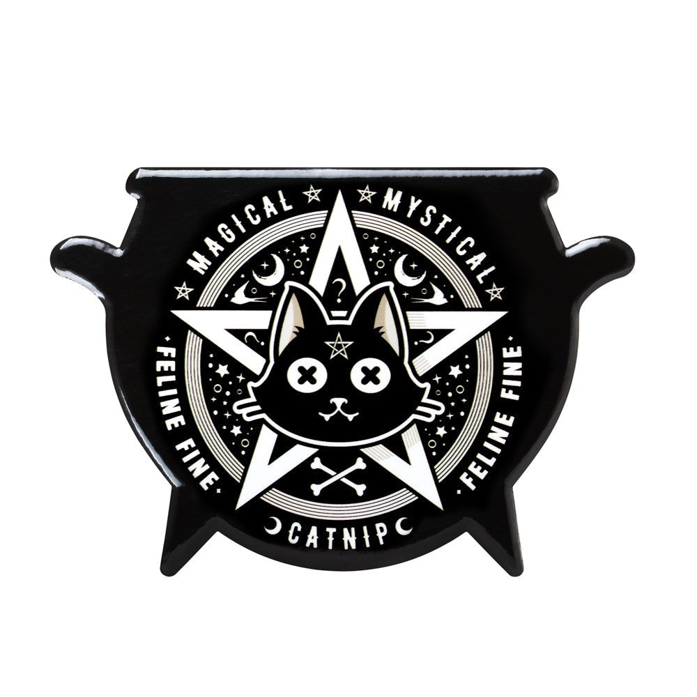 Alchemy Gothic Magical Catnip Individual Coaster (CC30)