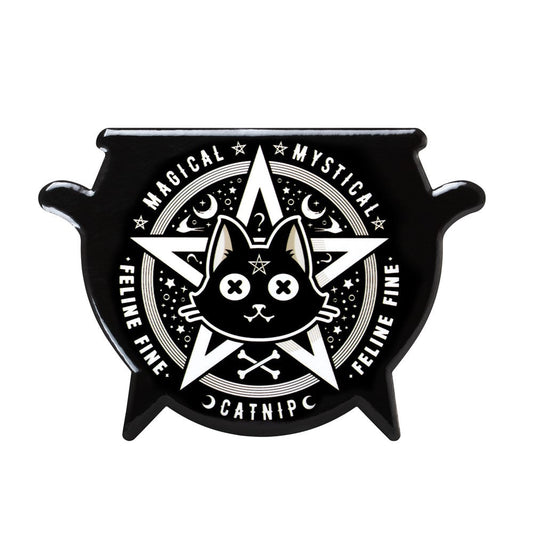 Alchemy Gothic Magical Catnip Individual Coaster (CC30)