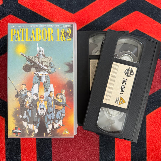 Patlabor 1&2 Boxset VHS Video (1989) MANV1102
