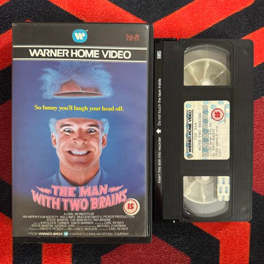 The Man With Two Brains Ex Rental VHS Video (1983) PEV61319 [MOULD]