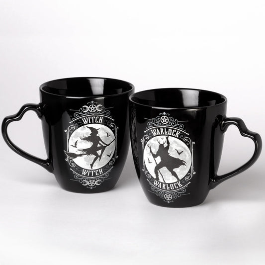 Alchemy Gothic Witch & Warlock Couple Mug Set Couples Mug Set (CM1)