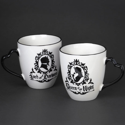 Alchemy Gothic Queen of the Night & Lord of darkness, Couples Mug Set (CM2)