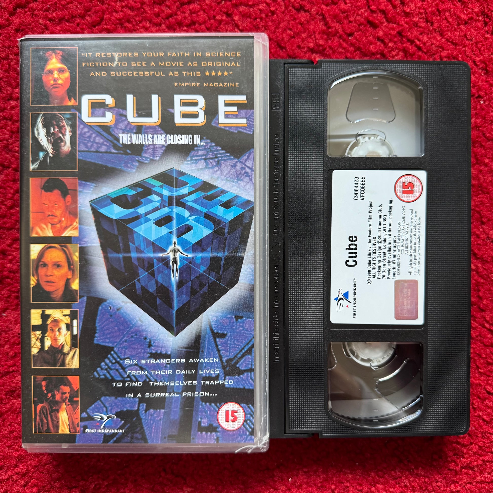 Cube VHS Video (1998) C9064423