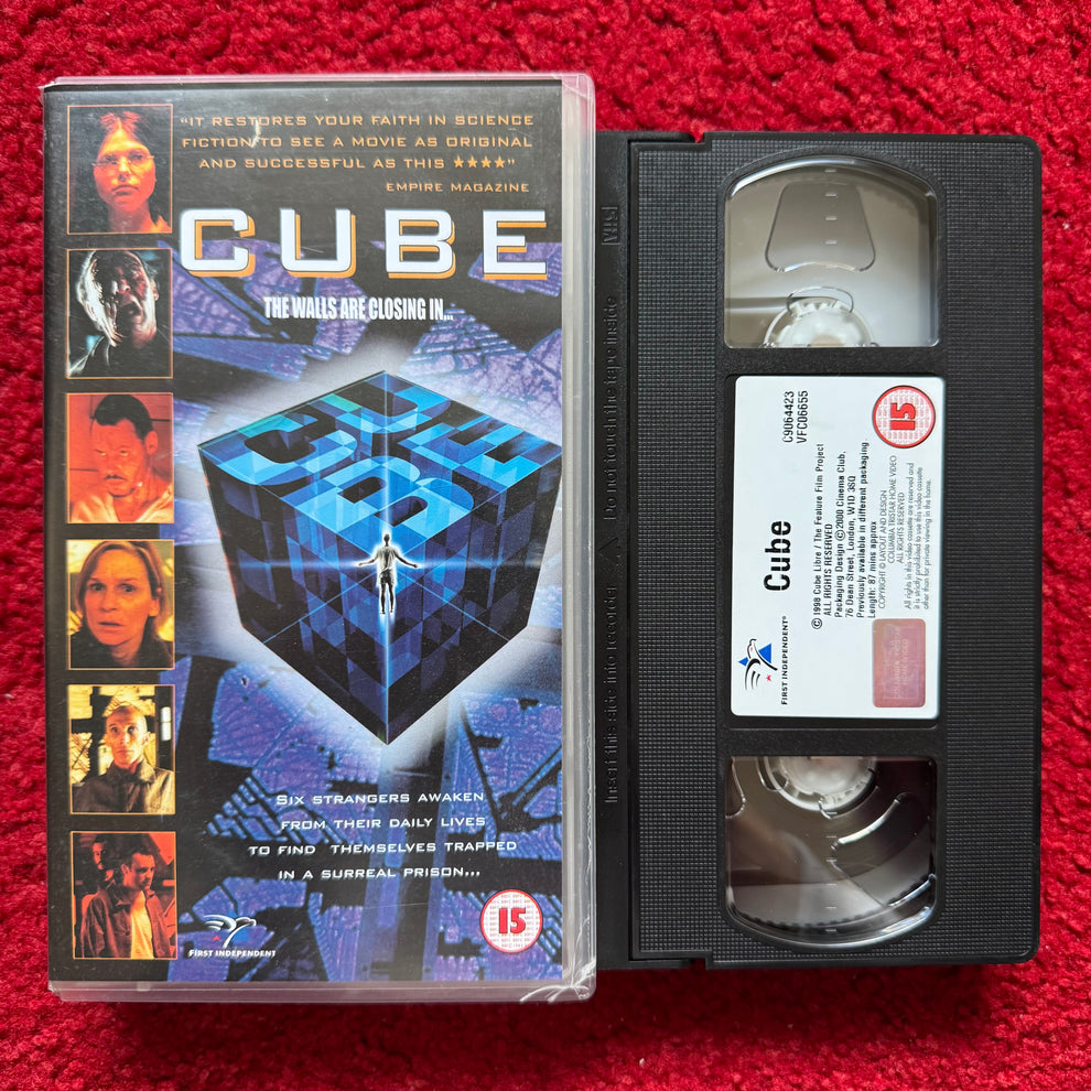 Cube VHS Video (1998) C9064423 – Horror Stock