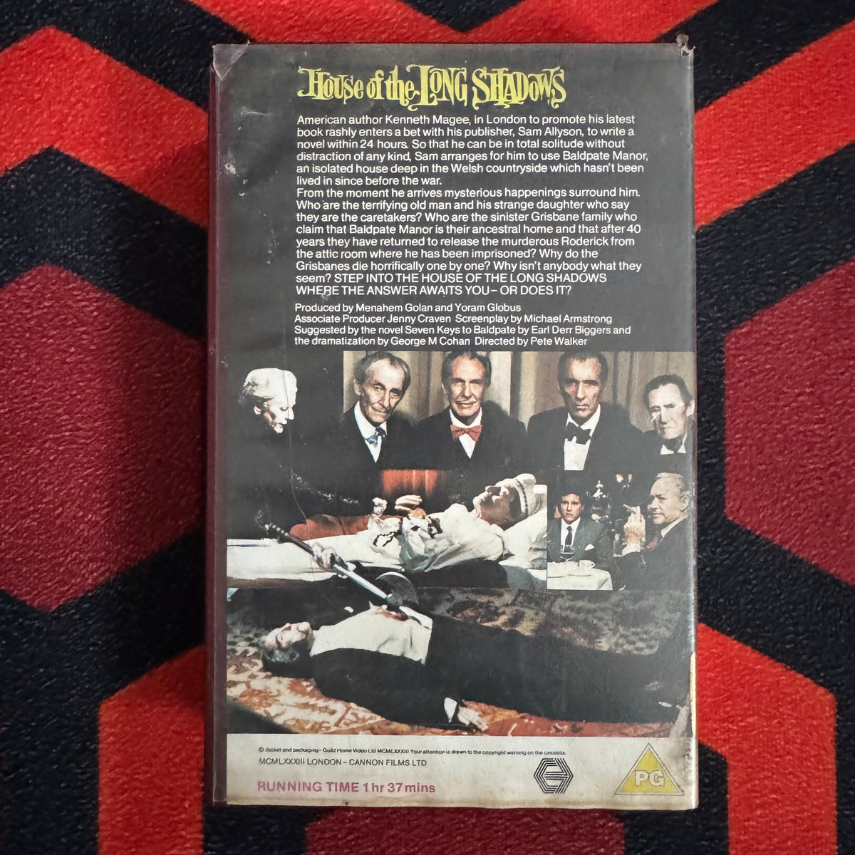 House of the Long Shadows Ex Rental VHS Video (1983) [MOULD]
