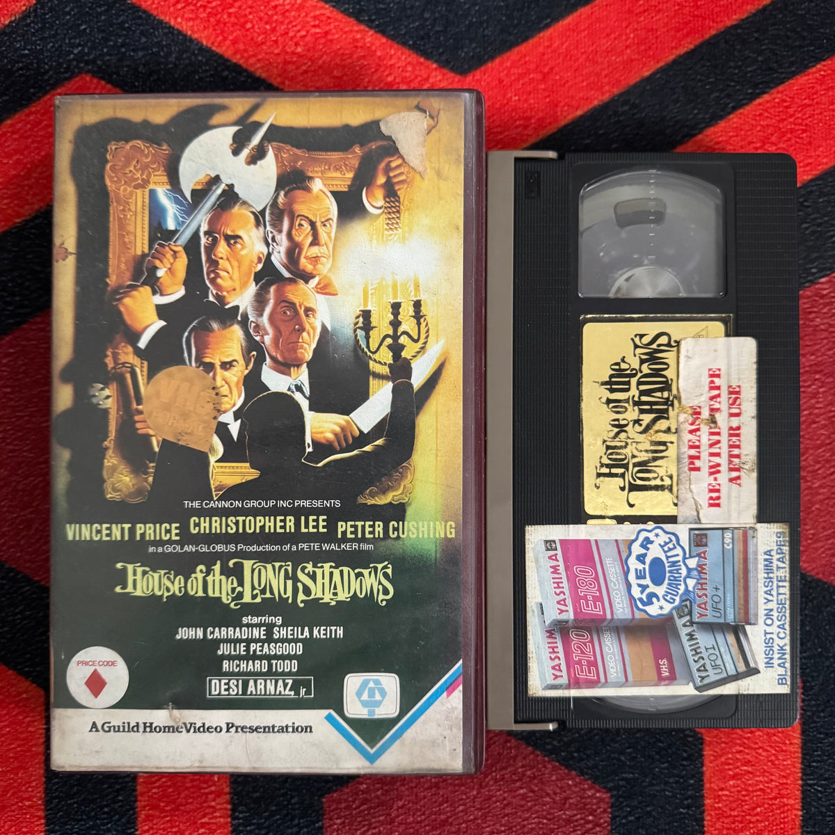 House of the Long Shadows Ex Rental VHS Video (1983) [MOULD]