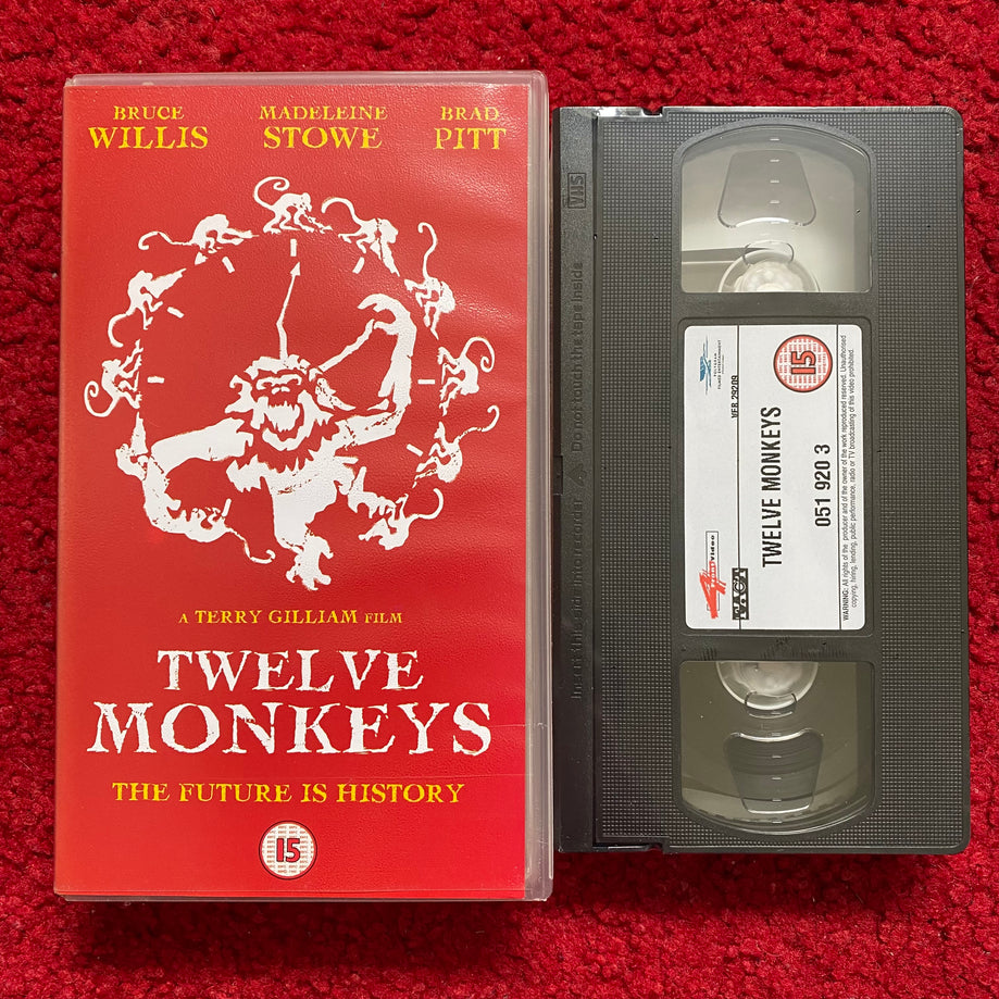 Twelve Monkeys VHS Video (1995) 519203 - Brand New & Sealed