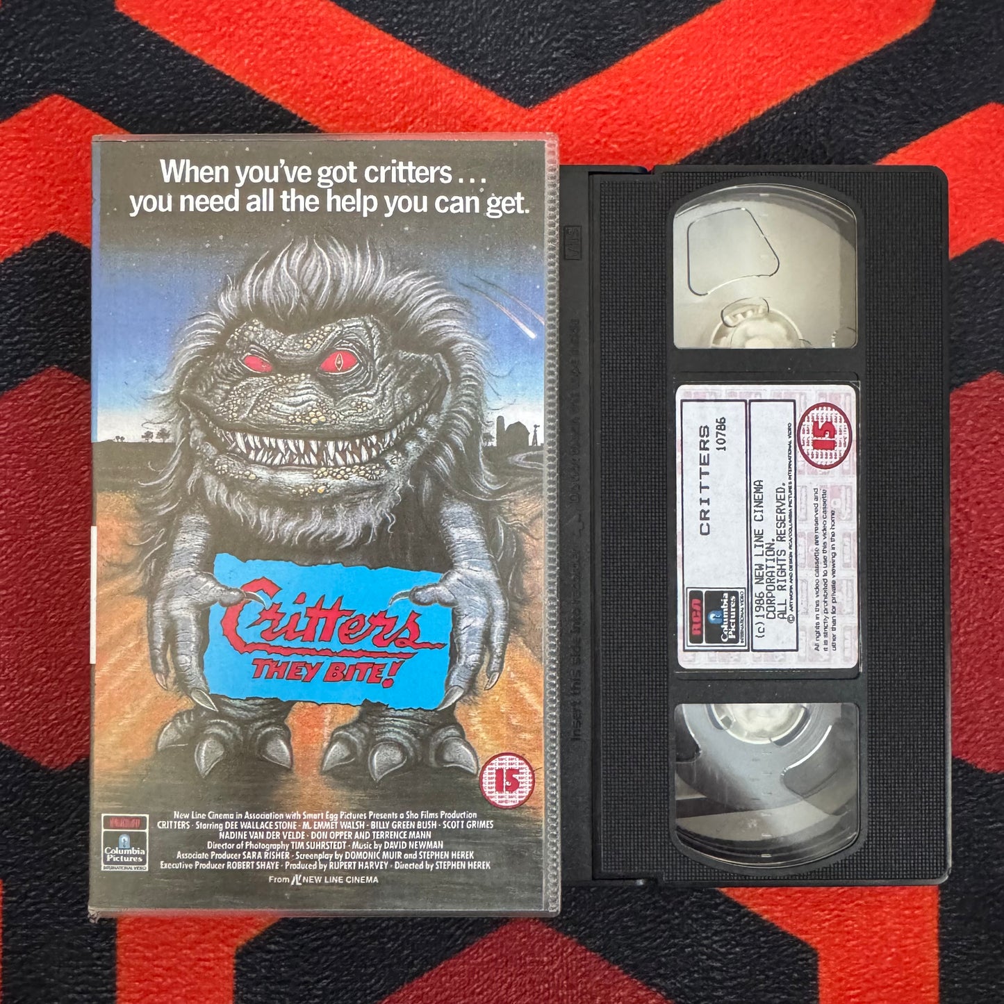 Critters VHS Video (1986) CVT20786
