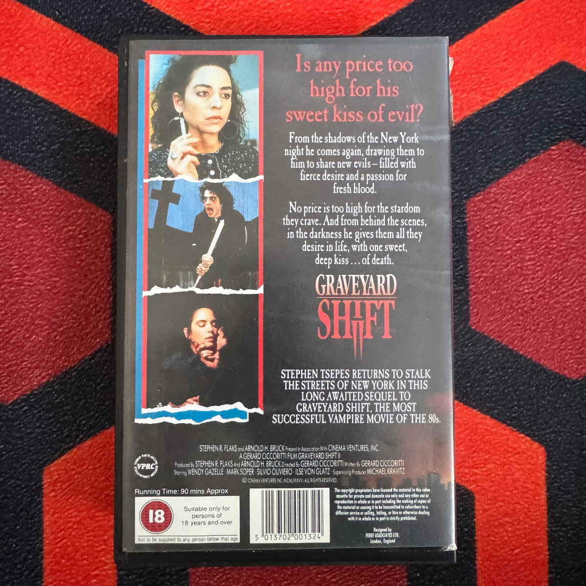 Graveyard Shift Ex Rental VHS Video (1986) ACDV3001