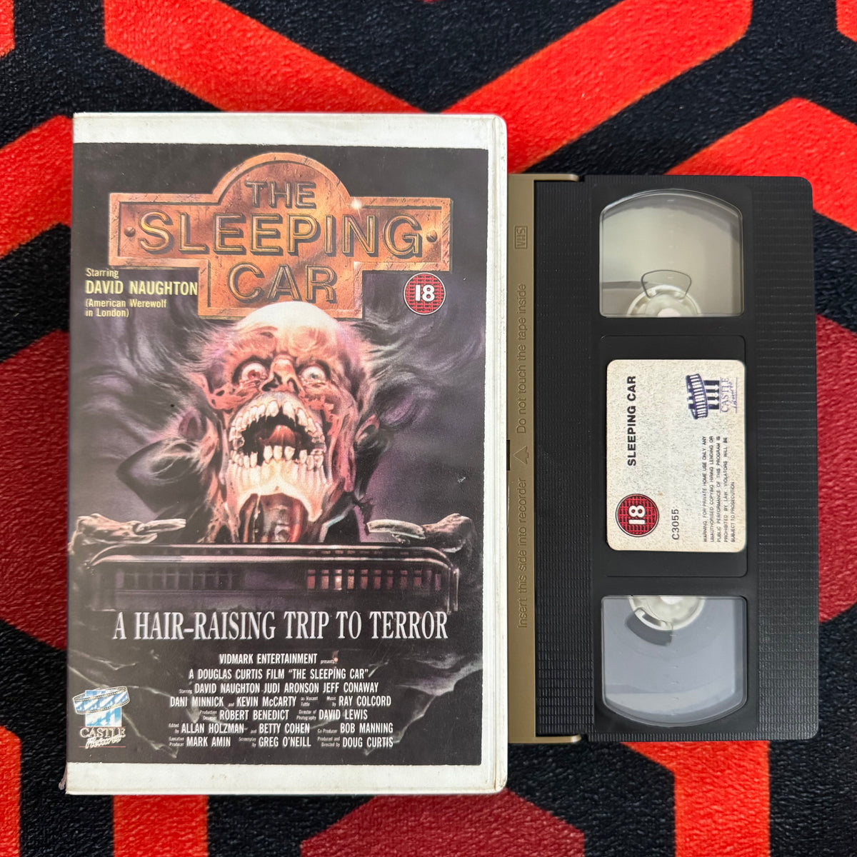 The Sleeping Car Ex Rental VHS Video (1990) C3055