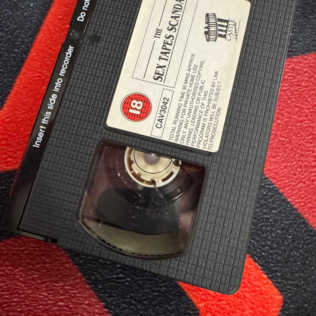 The Sex Tapes Scandal Ex Rental VHS Video (1989) CAV3042 [MOULD]