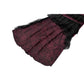 Dark in Love Belladonna Burgundy Brocade and Lace Dress