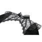 Dark in Love Erzebeth Gothic Bolero Shrug - Black Lace Victorian Bell Sleeve