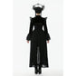Dark in Love Erzebeth Gothic Bolero Shrug - Black Lace Victorian Bell Sleeve
