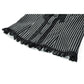 Dark in Love Gothic Peter Pan Collar Lace Shirt - Dark Academia Striped Cotton