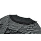 Dark in Love Gothic Peter Pan Collar Lace Shirt - Dark Academia Striped Cotton