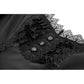 Dark in Love Gothic Lace Square-Neck Puff Sleeve Dress