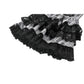 Dark in Love Hexa Layered Tartan Effect Lace Skirt