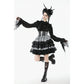 Dark in Love Hexa Layered Tartan Effect Lace Skirt