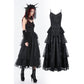 Dark in Love Minerva Gothic Satin Lace Dress