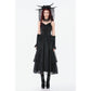 Dark in Love Minerva Gothic Satin Lace Dress