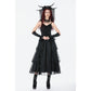 Dark in Love Minerva Gothic Satin Lace Dress