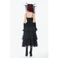 Dark in Love Minerva Gothic Satin Lace Dress