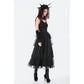Dark in Love Minerva Gothic Satin Lace Dress