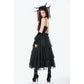 Dark in Love Minerva Gothic Satin Lace Dress