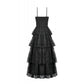 Dark in Love Minerva Gothic Satin Lace Dress