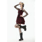 Dark in Love Morrigan Tartan Lace-Up Dress