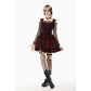 Dark in Love Morrigan Tartan Lace-Up Dress