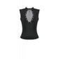 Dark in Love Punk Coffin Mesh Panel Top