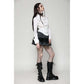 Dark in Love Queeny White Gothic Demon Shirt