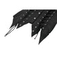 Dark in Love Ruptured Lace-Up Goth Shirt - D-Ring Hardware & Handkerchief Hem