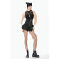 Dark in Love Ruth Mesh Strap Gothic Sleeveless Top