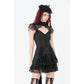 Dark in Love Thornspell Gothic Layered Lace Skirt