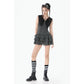 Dark in Love Vintage Striped Ruffle Tier Dress