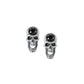 Alchemy Gothic Screaming Skull Pair of Stud Earrings (E427)