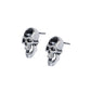 Alchemy Gothic Screaming Skull Pair of Stud Earrings (E427)