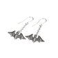 Alchemy Gothic Kiss The Night Pair of Dropper Earrings (E429)