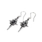 Alchemy Gothic Sterne Leben Pair of Dropper Earrings (E431)